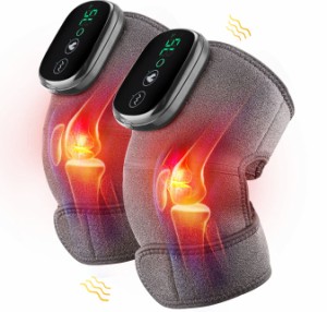 MOAJAZA Cordless Knee Massager with Heat and Vibration in Heating Pads for Knee Shoulder Elbow Stress Relief Deep Tissue