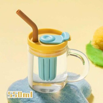 新品先行冰霸杯ASBL-24055高硼硅玻璃杯辦公室泡茶杯女生花茶杯子