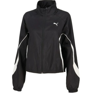 PUMA 外套 SPORT 黑 立領 風衣外套 女 69621301