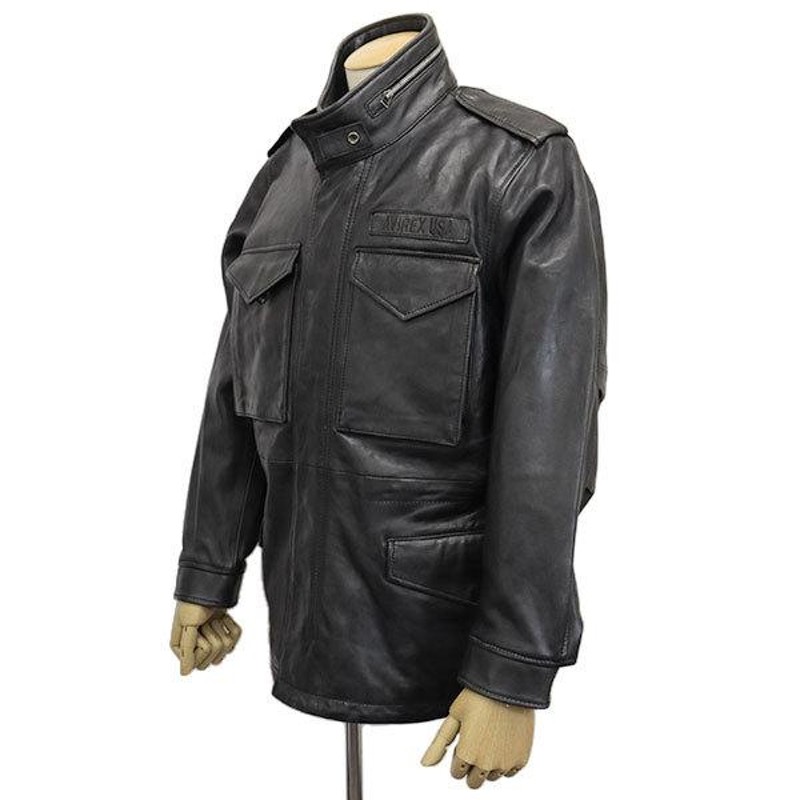 AVIREX (アヴィレックス) 6111048 AGED LEATHER TYPE M-65 エイジド