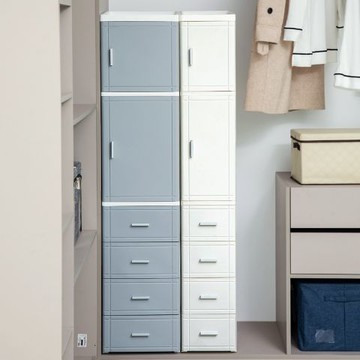 免運開發票 窄縫收納櫃 柜子儲物柜家用收納柜塑料整理多功能夾縫收納柜置物柜床頭柜-快速出貨