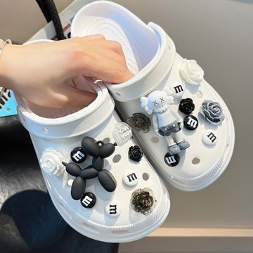 適配洞洞鞋配飾diy鞋扣crocs鞋花裝飾扣cross卡駱馳拖鞋卡扣配件
