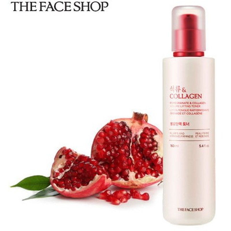 ザフェイスショップ ザクロアンドコラーゲン ボリューム弾力 トナー 化粧水 160ml The Face Shop 化粧水 ローション 天然エストロゲン 保湿感 韓国コスメ 通販 Lineポイント最大0 5 Get Lineショッピング