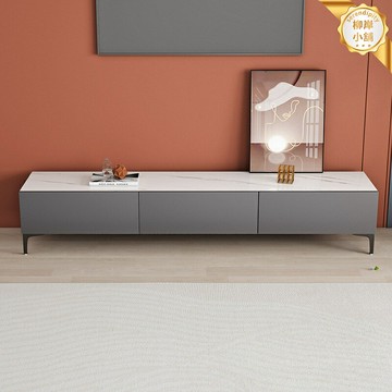 【意式輕奢】電視櫃茶几組合 客廳傢俱 電視櫃 茶几 地櫃 儲物櫃 簡約現代設計 巖板檯面 環保板材 小戶型客廳 落地式安裝