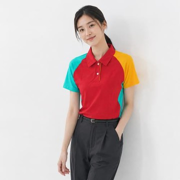 【遊遍天下】MIT台灣製女款顯瘦時尚吸濕排汗短袖POLO衫(S118)