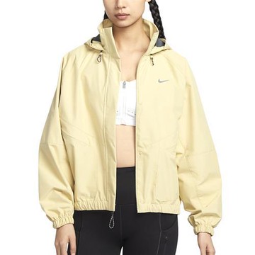【下殺】Nike 連帽外套 女裝 防潑水 拉鍊口袋 黃【運動世界】HV4876-783