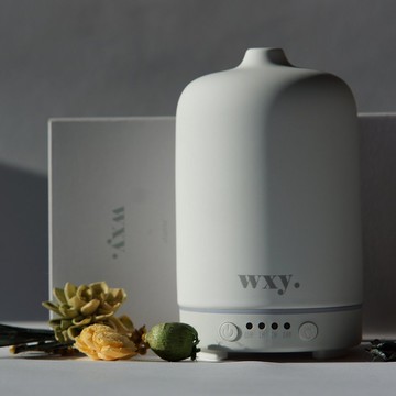 【英國 wxy】Zephyr 香氛水氧機 - 白 /USB插頭