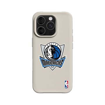 iPhone 16 Pro SolidX 貝殼灰 - NBA - Logo-達拉斯獨行俠 Dallas Mavericks