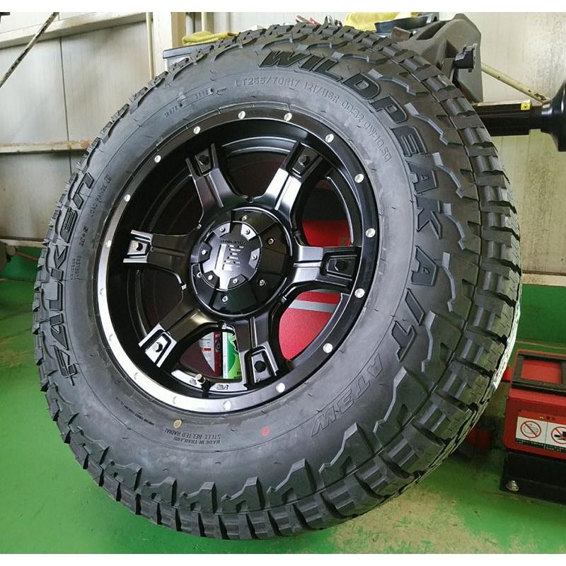 サーフ FJクルーザー プラド ハイラックス タイヤホイール 17インチ OutLaw ファルケン ワイルドピーク A/T3W 265/65R17  265/70R17 新品4本セット | LINEブランドカタログ