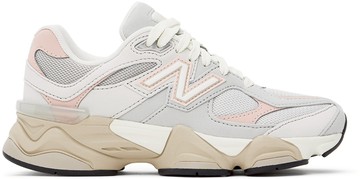 New Balance 灰色 & 粉色 9060 儿童运动鞋
