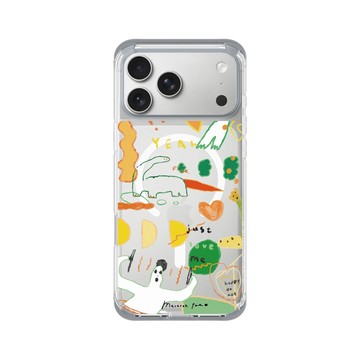 iPhone 17 Pro Max ClearX (MagSafe 兼容) 霜透灰 - MacaronToe 馬卡龍腳趾 - 小畫家 Draw For Fun