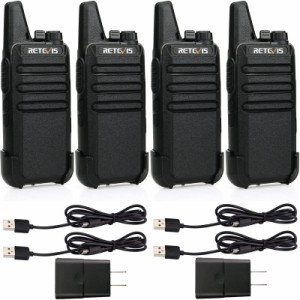 Retevis RT22 Two Way Radio Long Range RechargeablePortable Way RadioHandsfree Walkie Talkie for Adults Commercial Cruises