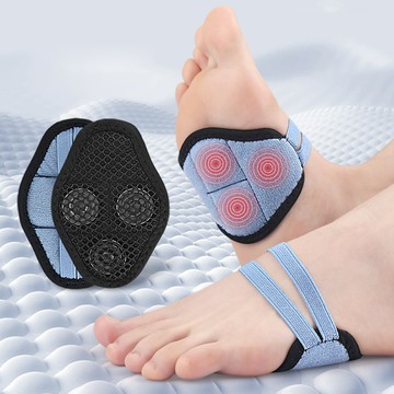 大友los1869新款彈力細繃帶磁石扁平足足弓墊足弓支撐護腳墊足心護理腳墊
