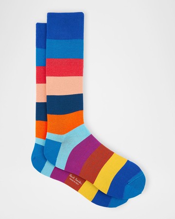 Men's Jonathan Bold Stripe Crew Socks