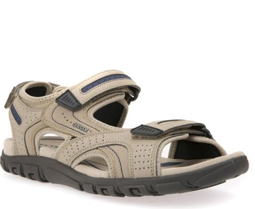 GEOX SANDALS STRADA 米白色男款鞋子