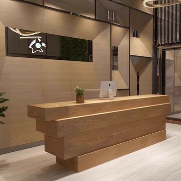 前台 收銀台 接待台 櫃檯 展臺 免運 開立發票 復古風公司酒店前臺飯店收銀臺美容院理發店服裝店吧臺接待臺