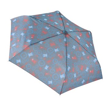 RAINSTORY時光魔法兔抗UV手開輕細口紅傘