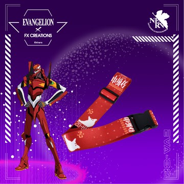 【EVA新世紀福音戰士】貳號機 行李箱束帶 EVA243006-89