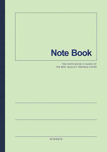 美加美 A4 標準平裝 筆記本 綠皮 40頁/本 10本 / 包 C3414【APP滿額下單10%點數(單一帳號最高5000點)】1/31止
