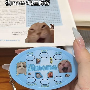 桃園出貨✨小紅書同款創意名梗貓meme搞笑搞怪小玩意解壓玩具禮物送男生掛件