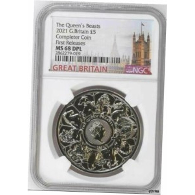 品質保証書付】 アンティークコイン NGC PCGS 2021 UK Queen's Beasts