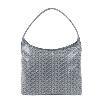 [平輸]GOYARD Boheme Hobo 拉鍊肩背包(灰色)