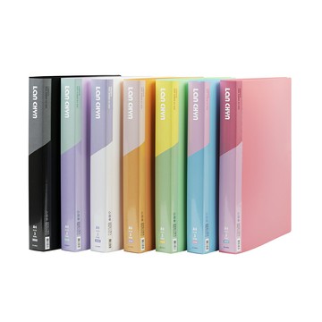 【史代新文具】連勤LAN CHYN LC-6003 PP馬卡龍色系 三孔圓型夾/檔案夾/資料夾/文件夾