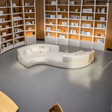 免運 開立發票 沙發 異形圓弧形S型沙發設計師創意酒店美容院會所休息區大堂接待展廳