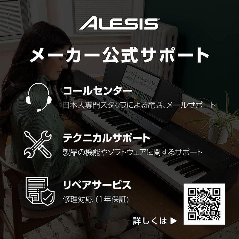 Alesis USB MIDIキーボードコントローラー 49鍵ベロシティ対応FULL LEVELモード対応の8 つのドラムパッド、アルペジエ