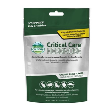 美國OXBOW-Critical Care Herbivore草食動物完全營養粉小動物處方-香蕉蘋果 16.01OZ/454G(購買兩件贈送寵物玩具1個 隨機出貨)