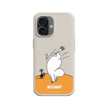 iPhone 17 SolidX 貝殼灰 - Moomin - 倒立看世界