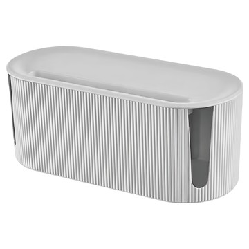 小麥購物 莫蘭迪電線收納盒 Y343 372g  1個  31 x 13.5 x 12.5cm  白色