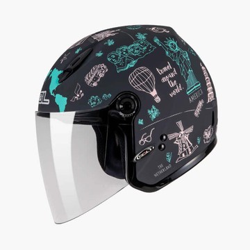 SOL 安全帽 27Y SL-27Y 環遊世界 消光灰粉 3/4罩 通風透氣 輕量化 雙D扣 排齒釦 半罩