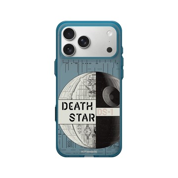 iPhone 17 Pro Max Clear (相機按鈕) 夜幕藍 - 迪士尼-星際大戰 Star Wars - 星際大戰 – 死星結構圖