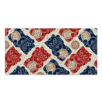 好物良品 快樂祈福系列 大尺寸可剪裁玄關大門絲圈刮泥墊  120 x 60cm  光明招財  1個