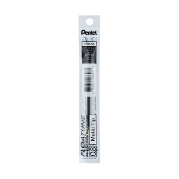 Pentel 飛龍 0.8mm 按壓式輕滑鋼珠筆芯(水性) FLOATUNE 12支入/盒〖YR8〗