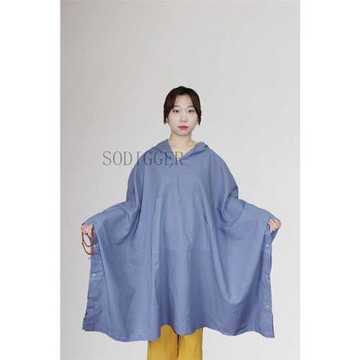 棉麻加厚春秋打坐披風打坐大斗篷打大坐披風禪修披風禪修斗篷