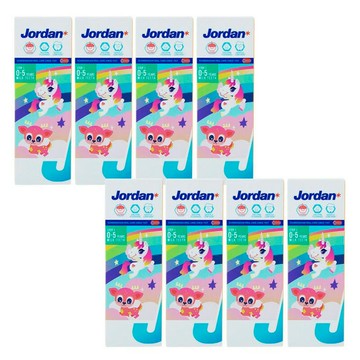 [COSCO代購6] D156503 Jordan 0-5歲兒童牙膏 含氟500ppm 荔枝口味 75公克 X 8入