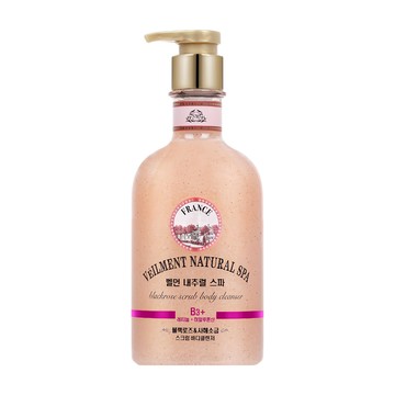 VEILMENT 蓓蔓 賦活沐浴露 黑玫瑰以色列死海鹽 兩效合一去角質 含磨砂顆粒更新柔嫩肌膚 法國黑玫瑰精萃散發玫瑰香氛  600g  1瓶