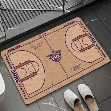籃球地墊 居家地毯NBA籃球硅藻泥吸水墊浴室入戶防滑地墊廁所腳墊地毯進門家用速干 宿舍浴室地毯 浴室地墊 吸水地墊 地墊
