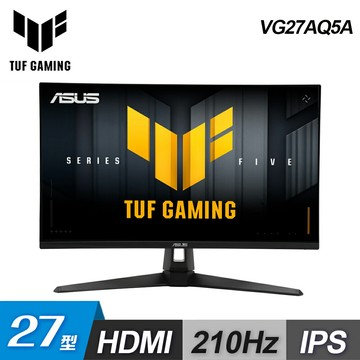 【ASUS 華碩】TUF Gaming VG27AQ5A 27型 210Hz IPS 電競螢幕【三井3C】