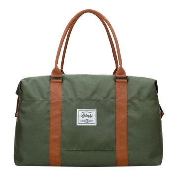 日系手提大容量旅行袋 牛津布  軍綠色  52 x 19 x 30cm