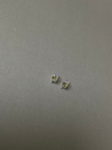 天氣型態 露珠公主方型耳釘耳夾