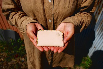 迷你錢包 L 形拉鍊