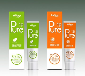 百齡pure淨護齦牙膏-草本薄荷/柑橘薄荷 (95%成份*源自天然)