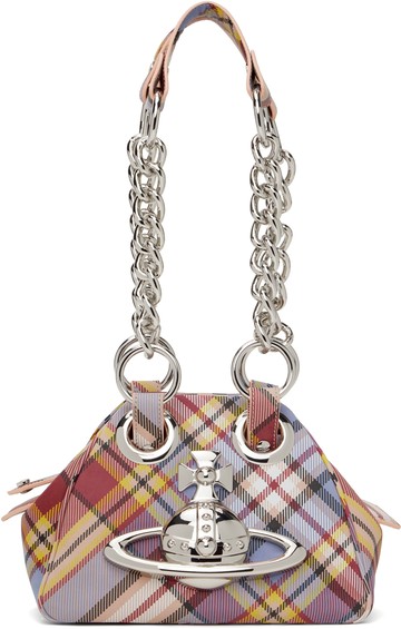 Vivienne Westwood 紫色 Archive Chain 单肩包