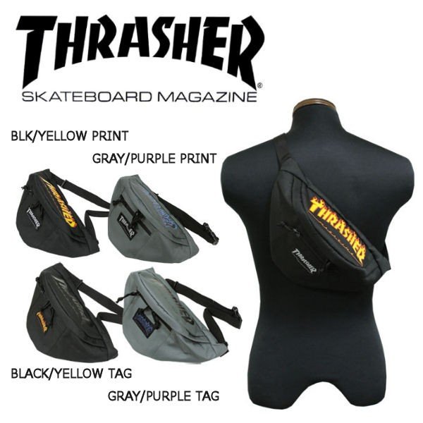 スラッシャー Thrasher ボディーバック バック ウエストバック ヒップバック バッグ スケボー 4カラー Flame Logo 通販 Lineポイント最大0 5 Get Lineショッピング