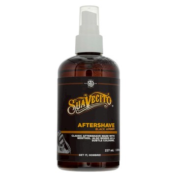 SUAVECITO 骷髏頭 Black Amber Aftershave 古龍黑琥珀鬍後水  237ml  1瓶