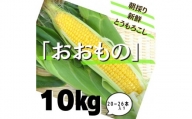 朝採り新鮮！とうもろこし「おおもの」10kg　20～26本入り