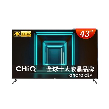 CHiQ 43吋4K HDR全面屏智慧連網液晶顯示器 含WIFI攝影機 (CQ-43AF7P9)